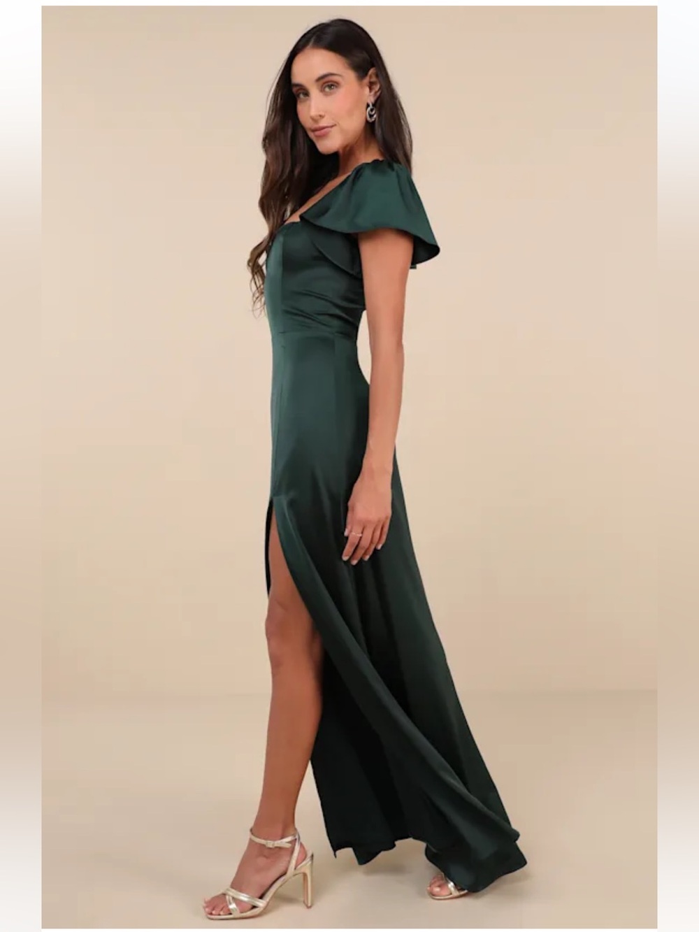 Lulus Dress XL Formal Green - Picture 4 of 12